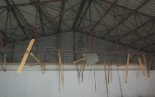 Démolition en cours