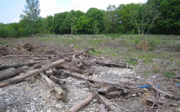 Site décapé avant travaux