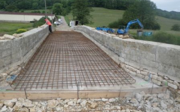 Réalisation du tablier en béton armé