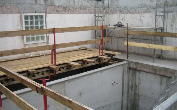 pendant les travaux