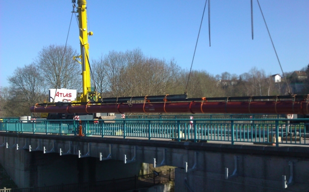 Pose de la canalisation