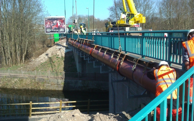 Pose de la canalisation